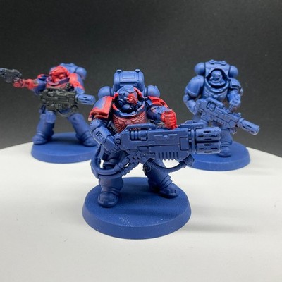 Warhammer 40K Primaris Space Marines Eradicators Squad Unit 3 Assembled Primed a
