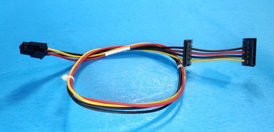 HP Compaq 6000 6005 Pro 8000 Elite Microtower 20in 4Pin to Dual SATA Power Cable