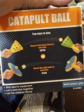 Joyspot Catapult Ball Multi-player Game Set Catch Cone Stick Pad for Ages 3 