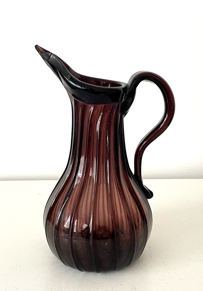 Pichet Normand verre soufflé XVIII. - Photo 2/4