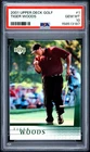 2001 UPPER DECK GOLF #1 TIGER WOODS ROOKIE RC PSA 10