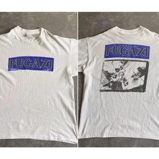 2 Sided Fugazi Post Hardcore Band Reprint T-Shirt