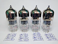 4 pcs 6N23P-EV NEW MATCHED Quad Tubes Reflector   O-Getter /ECC88/