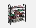 5 Tier Shoe Rack Stand Compact Space Saving Shoe Storage Organizer Shelf 15pairs