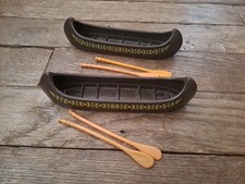 Playmobil  3733 3397 Canoé Pagaie Indien Trappeur Western Cowboy X2