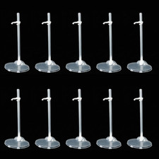 22Pcs Doll Stands, Plastic Doll Display Holders, Clear Action Figure Stand Adj