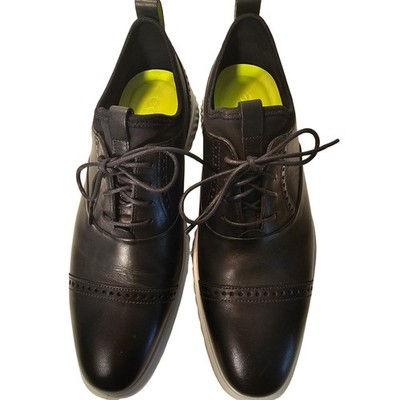 ECCO ST.1 Hybrid Lite Black Leather Oxford Dress Sneaker Retail $179.99 Sz 9