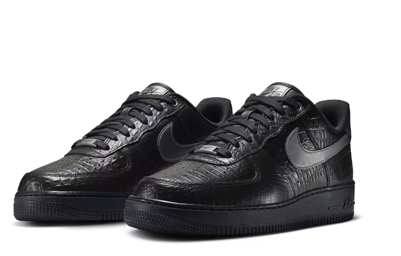 Nike Air Force 1 Low IV6306-010 Black Metallic Dark Grey Men's