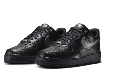 Nike Air Force 1 Low IV6306-010 Black Metallic Dark Grey Men's