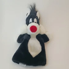 Vintage 1971 Sylvester The Cat Plush Hand Puppet Mighty Star Looney Tunes Warner