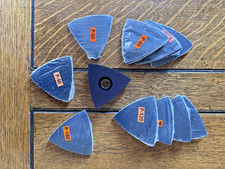 Fein Starlock Oscillating Triangle Pad Set with 80mm Sanding Sheets Pack of 49