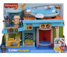 Fisher-Price Little People Toddler Toy Everyday Adventures Airport Playset