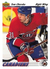 Tom Chorske Canadiens 1991 Upper Deck #427