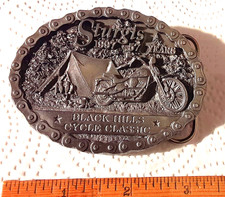 * ORNERY * Official 1997 Sturgis 57th Year Belt Buckle - #1325 of 5000 - Harley