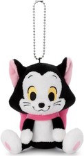 Disney Pinocchio Figaro Petite Pop Ball Chain Mascot Plush Keychain New Japan