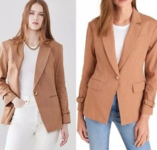 Veronica Beard Amadi Chai Dickey Linen Blend Blazer Jacket 6 NWT 695