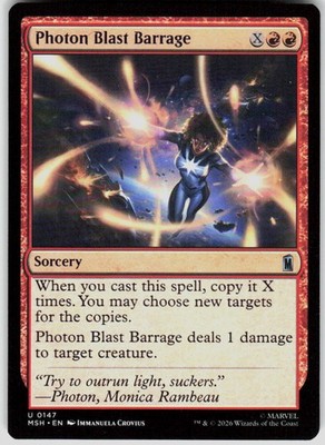 Photon Blast Barrage 147 Marvel Super Heroes Magic the Gathering