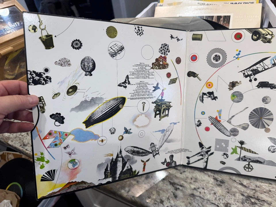 LED ZEPPELIN III - UNPLAYED NM VINYL LP W/ WORKING WHEEL CRC TOP SHAPE LOW# Foto 4 de 4