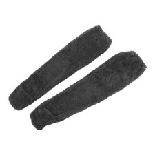 1 Pair Warm Leg Warmers for Women Home Use Thick Insulated Dark Grey Cozy Socks