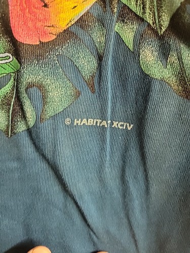 Camiseta envolvente vintage años 90 puntada única Bronx Zoo RAINFOREST XL 23x32 - Imagen 3 de 6