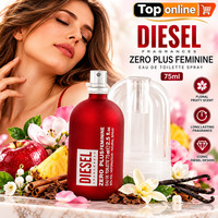DIESEL ZERO PLUS FEMININE 75ML EDT SPRAY FOR WOMEN FLORAL FRUITY PERFUME