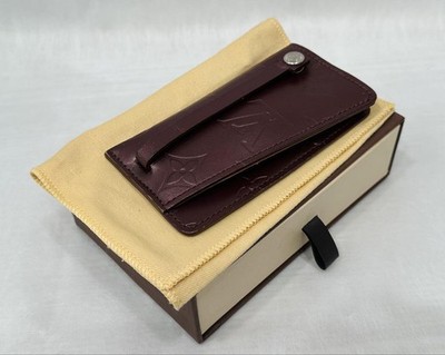 Louis Vuitton Crochet Key Case Monogram Mat with Box Authentic