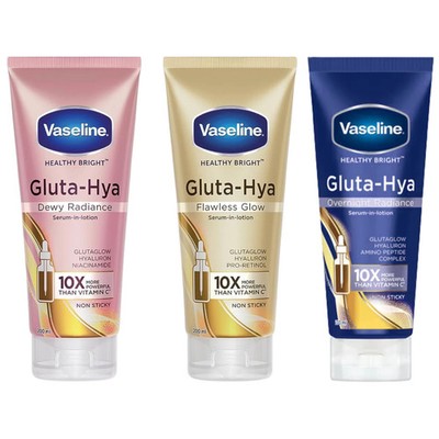 Vaseline Gluta-Hya Dewy Radiance + Flawless Glow Serum-In-Lotion Combination