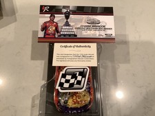 CHASE BRISCOE AUTOGRAPHED 2025 CAMRY BASS PRO DARLINGTON WIN DIECAST W/COA CARD
