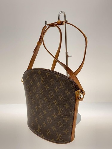 Bolso de Hombro LOUIS VUITTON Drouo_Lona Monograma_BRW PVC Marrón Usado - Imagen 2 de 8