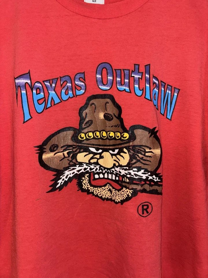 Vintage Texas Outlaw Shirt Men’s Size XL - Изображение 2 из 4