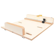 Fulton MDF Crosscut Sled for Table Saw | Precise Cuts Woodworking Jig | Alumi...
