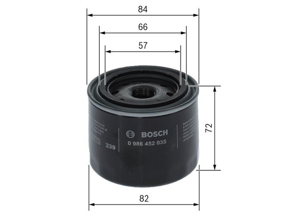 Bosch ÖLfilter 0 986 452 035 FüR Nissan-image