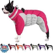 AOFITEE Small Dog Coat Warm Dog Jacket Winter, Windproof Dogs Winter Coat wit