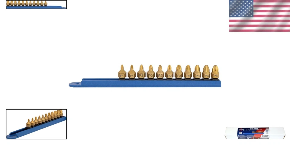 Durable Titanium Low-Profile Phillips Dual Drive Set - 10-Piece Access Solution - Image 2 of 4