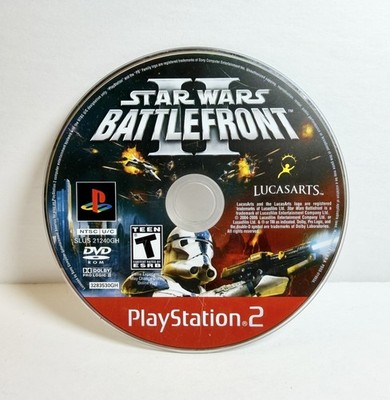 Star Wars Battlefront 2 - PlayStation 2 PS2 - Disc Only - Tested & Working