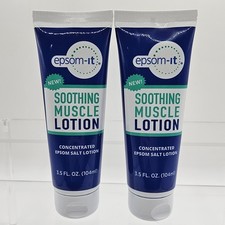 Epsom-It Soothing Muscle Lotion 3.5 oz Sealed  Epsom Salt Arnica - 2 Pack