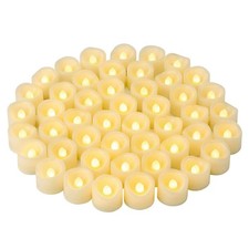 CANDLE IDEA 48 PCS LED 48 PCS, 48 (1.2 inch, 200 Hours Long Lasting)