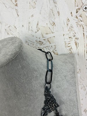 Jean Paul Gaultier Gothic Bull Skull Rosary Sample Necklace JPG