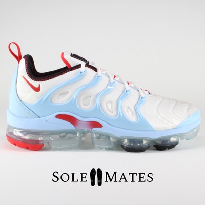 Shoe Vapormax Plus Blanche Rouge Nike Air Max Plus Vapormax Plus