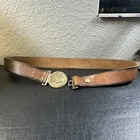 RARE! CIVIL WAR CONFEDERATE STATES NAVY UNIFORM BUCKLE W/belt HIGGINBOTTOM