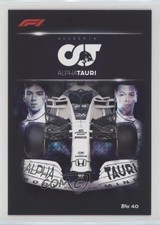 2020 Topps F1 Turbo Attax Pierre Gasly Daniil Kvyat #40 0s5