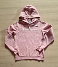Süßer Damen Kapuzenpullover Sweat Champion Lachs/rosa  Gr. M/L Neu!