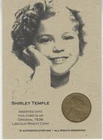 Shirley Temple Commemorative Card Original 1936 Lincoln Wheat Cent RARE