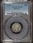 1916 P Mercury Silver Dime 10C - PCGS FR02 - Low Ball Coin SKU#583