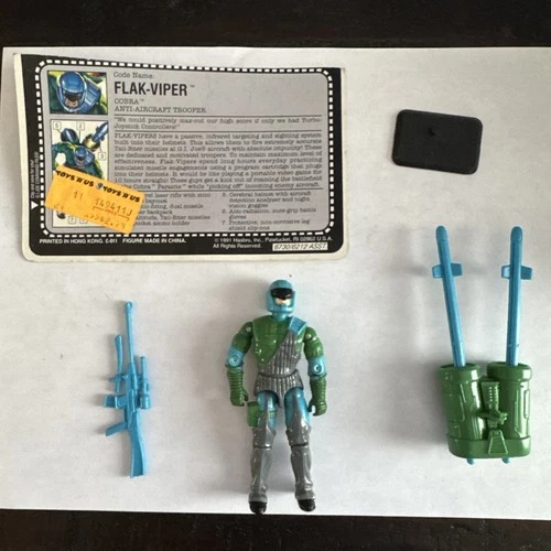 Flak-Viper V1 100% Complete G.I. Joe 1992 Hasbro Vintage Action Figure #ML