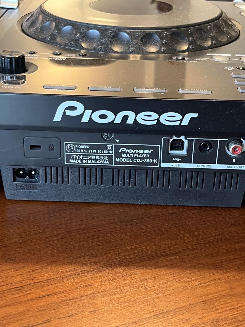 Pioneer CDJ-850 Multi Player Black Set of 2 DJ Deck