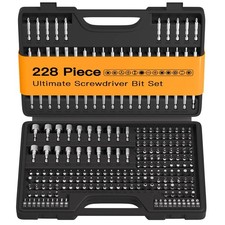 Screwdriver Bit Tool Kit Set Craftsman Home Repair 228 Pcs Screwdriver Bit Set