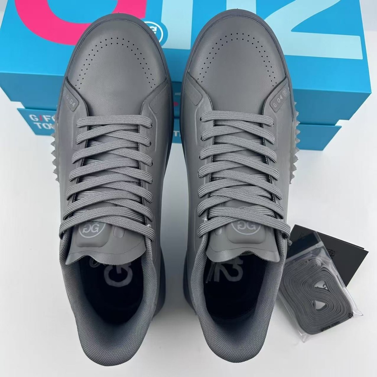 New G/Fore Men's G.112 Golf Shoes Sneakers Charcoal Drip Select