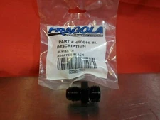 FRAGOLA 460616 BLACK ALUMINUM #6AN X 16 X 1.5 METRIC ADAPTER 460616-BL