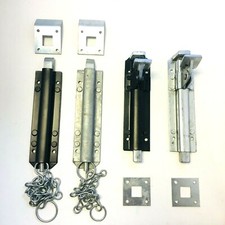 Garagentor-Tor-Kettenbolzen Nr. 66, Fußbolzen Nr. 68 - schwarz & verzinkt